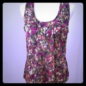 Eddie Bauer Cotton Floral Tank Top
